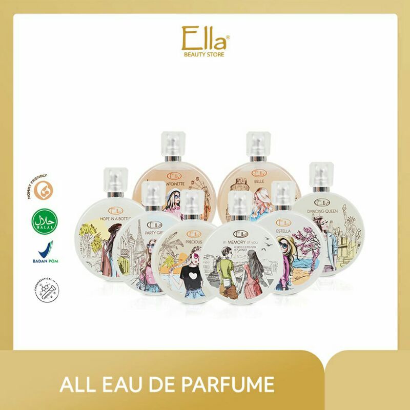 Ella Skin Care Eau De Parfum All Varian 110ml | parfum awet tahan lama | ella skincare parfume COD b