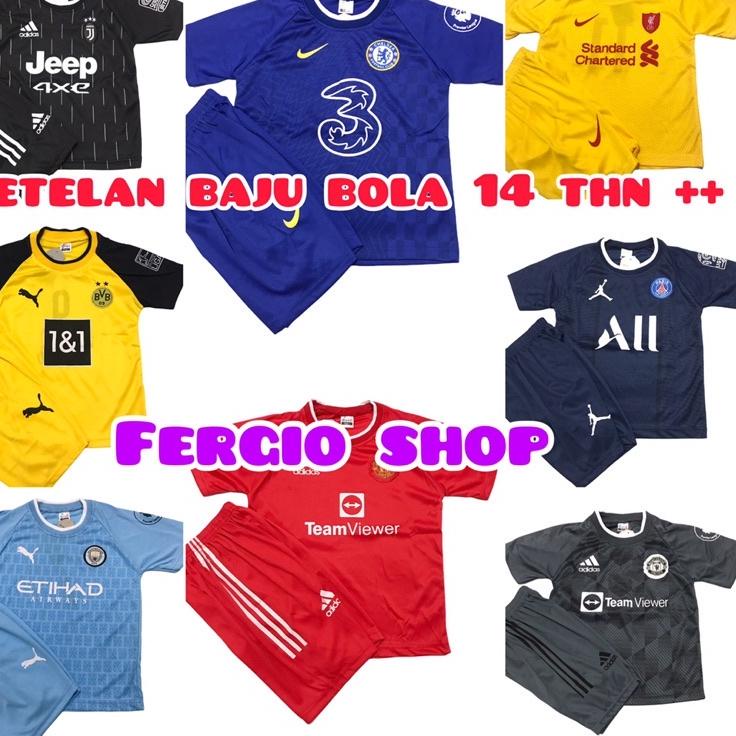 Langsung Beliii.. Baju bola anak 14 thn/ baju bola anak remaja/ jersey bola anak tanggung/ setelan b