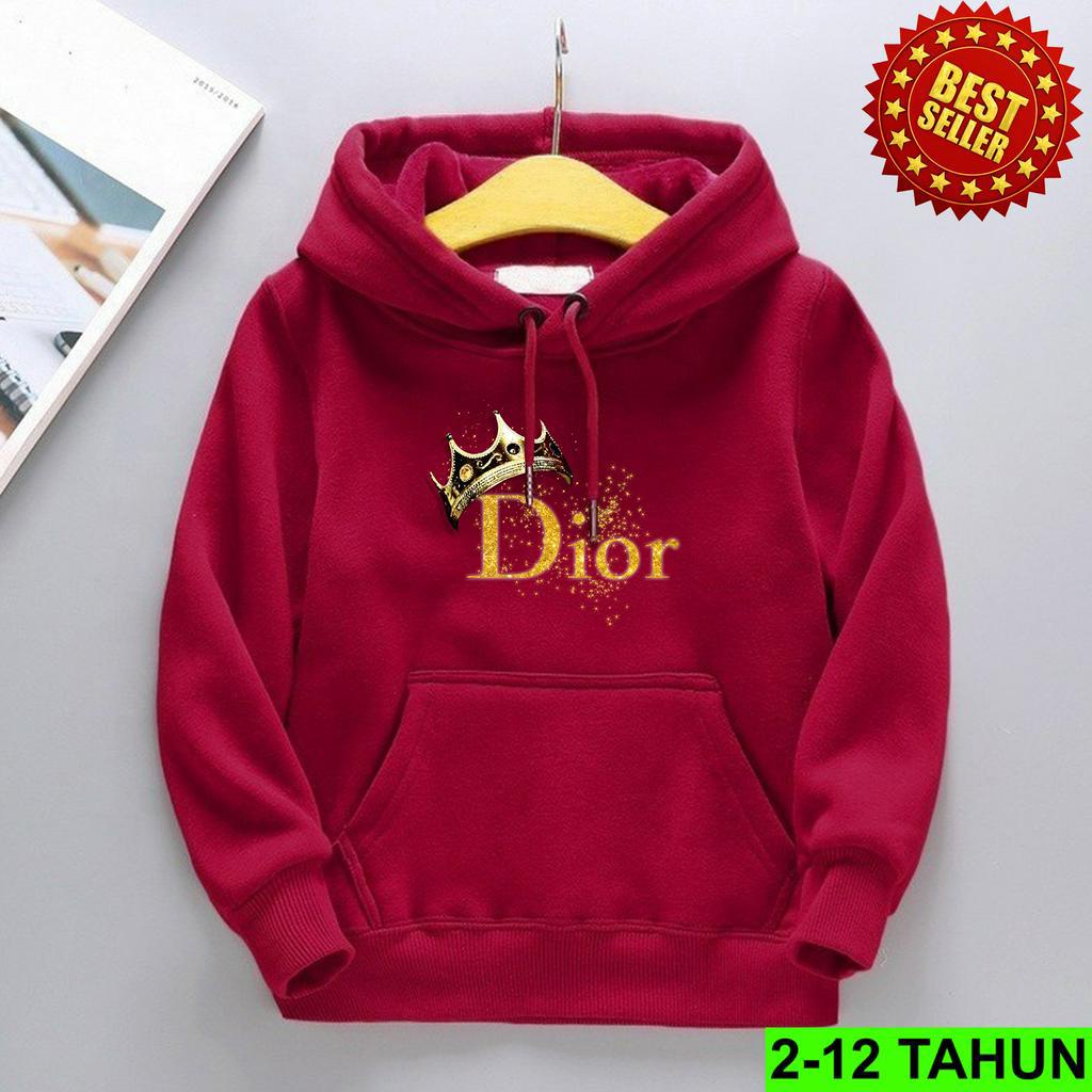 jaket Hoodie anak //DIOR MAHKOTA// anak laki-laki perempuan / usia 2-12 tahun
