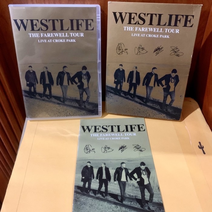 DVD Westlife The Farewell Tour ori impor kaset