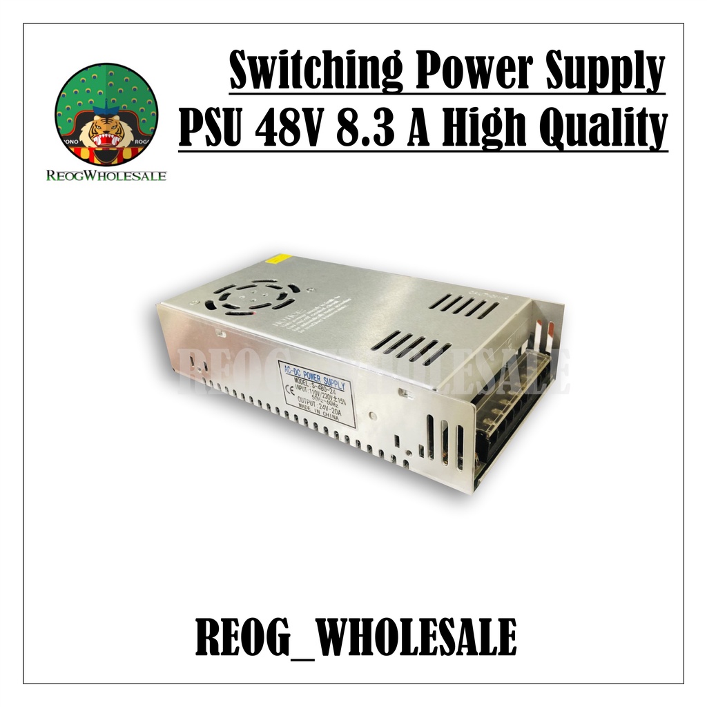 Switching Power Supply PSU 48V 8.3 A 10 A High Quality, 48 Volt 8.3 Ampere Cooling Fan Jaring Adaptor SMPS