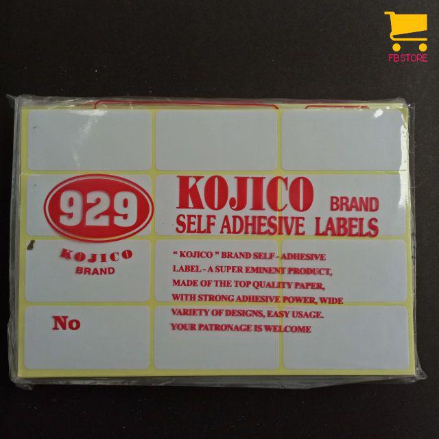 Sticker label harga kertas / self adhesive labels KOJICO 929-103