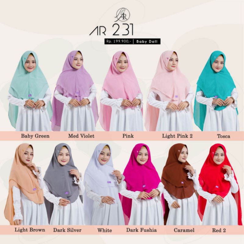 Arrafi 231 | arrafi khimar | arrafi hijab | khimar syar'i