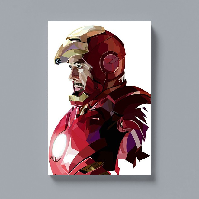 Hiasan Dinding Kamar Iron Man Lukisan Iron Man Wall Decor Dekorasi Rumah Fr033 Shopee Indonesia