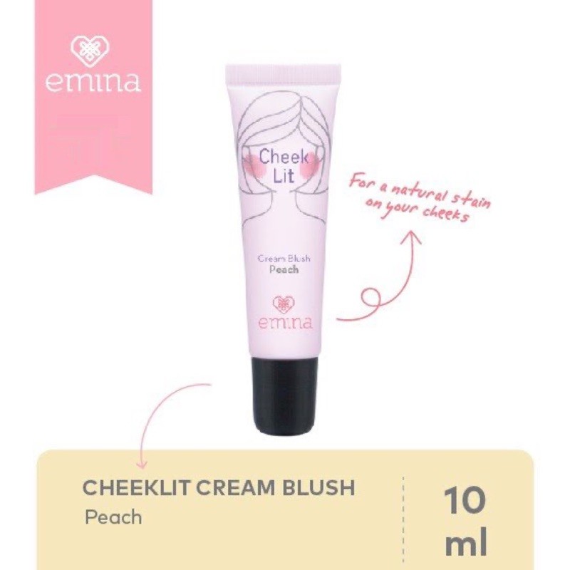 Emina Cheek Lit Cream Blush 10 ml Pink/Peach