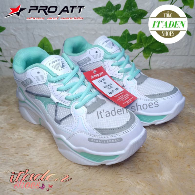 sepatu original Pro ATT LJX 22 putih hijau