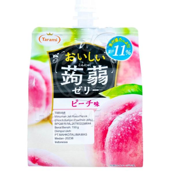 

```````] Tarami Peach Konjac pouched jelly 150gr / konnyaku jelly rasa peach