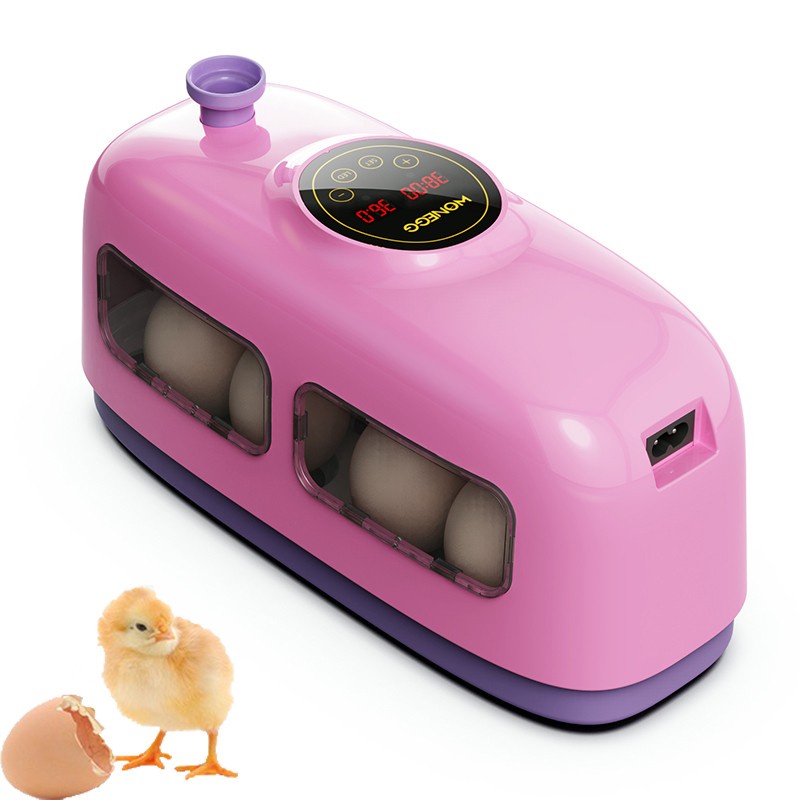 WONEGG automatic chicken egg incubator little train 8 eggs inkubator