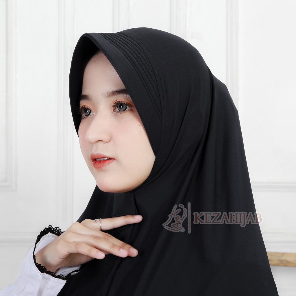 Keza - Hijab Daily Bergo Size L AZZAHRA/Hijab Daily Pat Antem