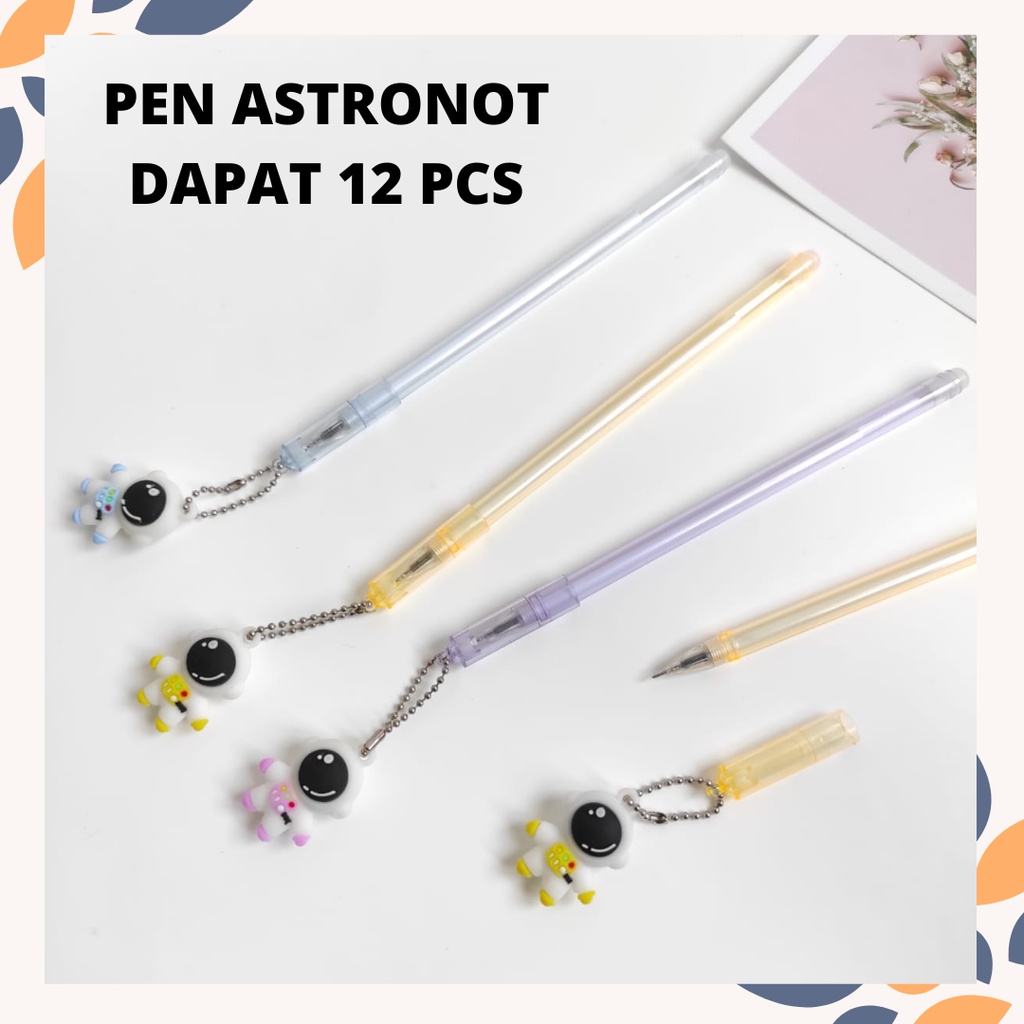 

PEN GANTUNGAN ASTRONOT DAPAT 12 PCS PENA BOLPEN BALLPOINT KARAKTER LUCU UNIK ALAT TULIS KANTOR SEKOLAH ANAK ANAK PULPEN MENARIK GANCI PEN PULPEN PENA