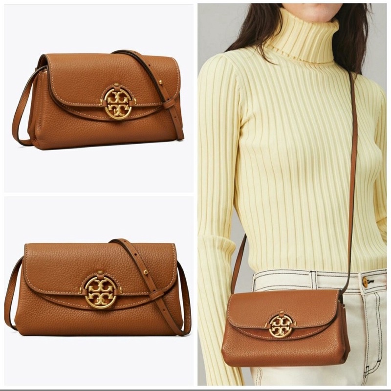 Tory Burch Miller wallet crossbody in brown