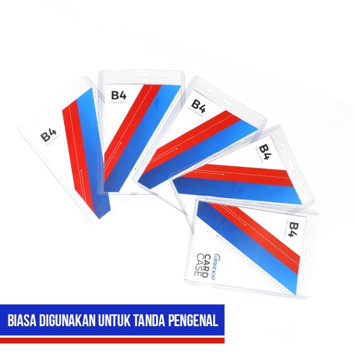 

Cantik Card Case B4 Amanda Plastik Id Card Case Tebal ( Isi 20 Pcs ) Terlaris