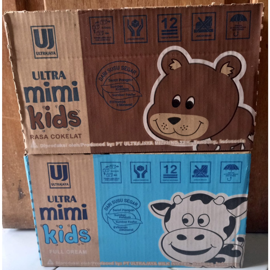 

Susu Ultra Mimi Kids 125 ml 2 varian rasa perdus isi 40 pcs