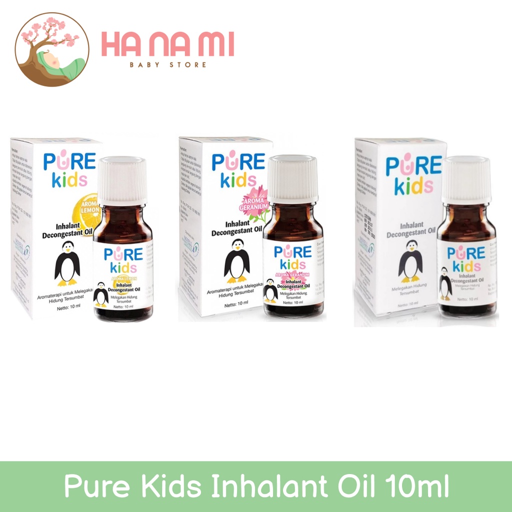 Pure Kids Inhalant Decongestant Oil 10 ml - Meredakan Hidung Tersumbat