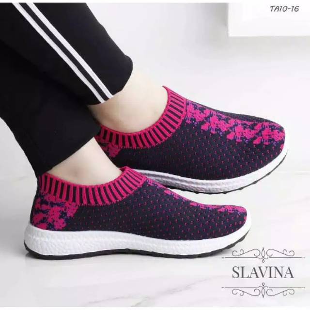 SLIP ON WANITA VENOM BUNGA TENGAH