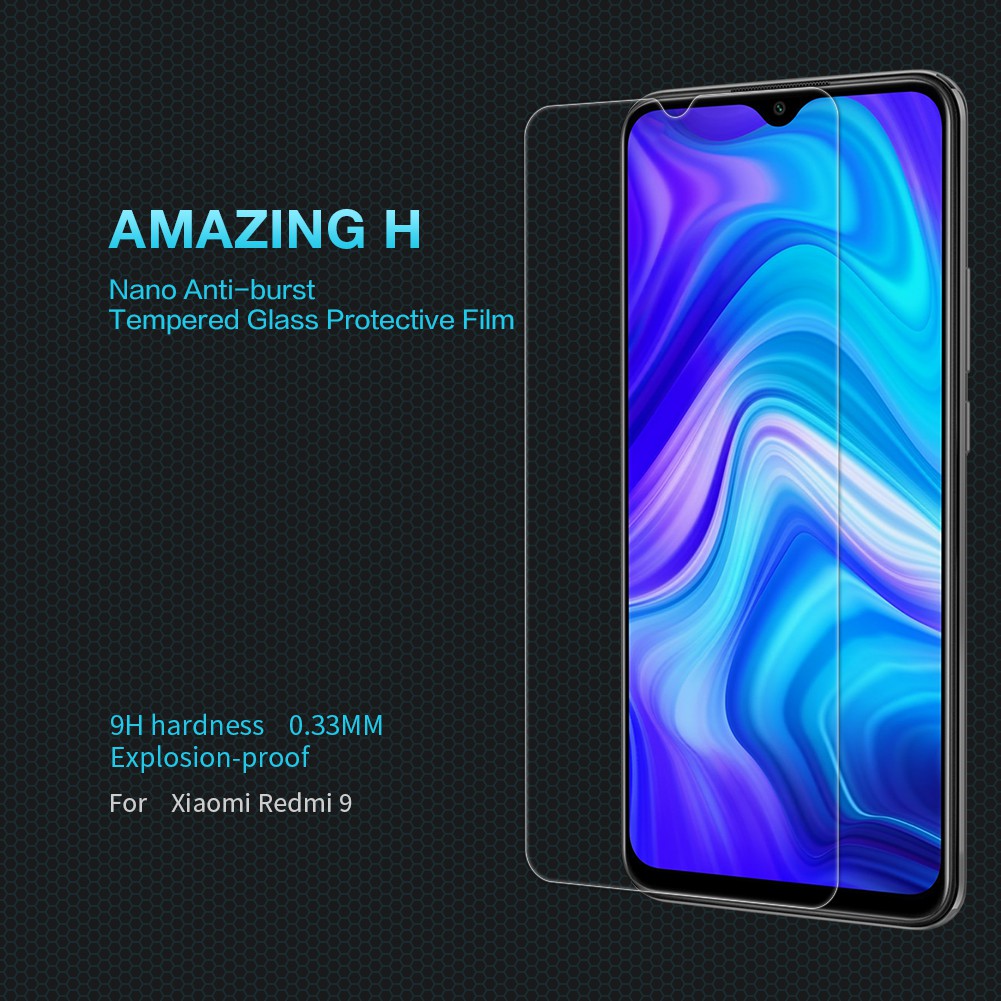 Tempered Glass Xiaomi Redmi 9 Nillkin Amazing H Anti Gores Kaca