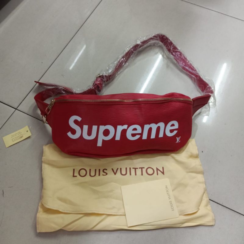 Waistbag Supreme Red Bumbag Super Premium Quality