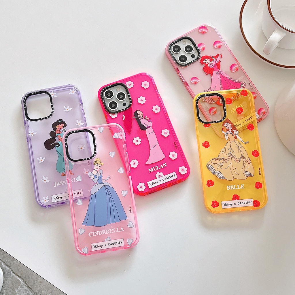 PINCASE - CASETIFY DISNEY PRINCESS VOL 2 CASING IPHONE 7+ 8+ X XS MAX XR 11 12 13 PRO MAX