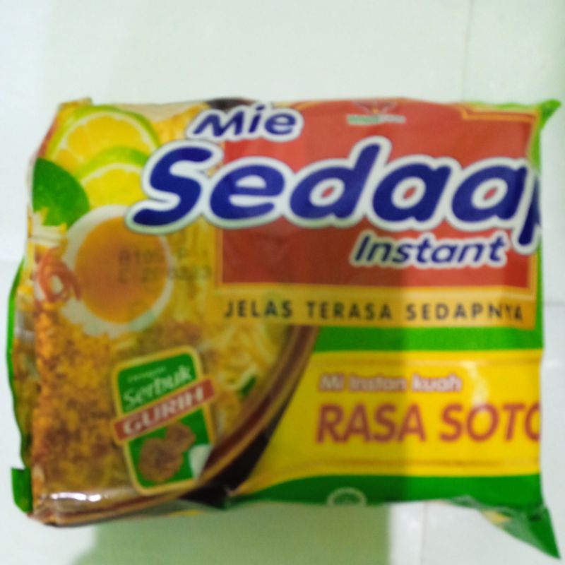 

Mie sedap kuah rasa soto