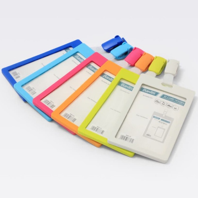 

BANTEX ID CARD HOLDER WITH CLIP | NAME TAG | TEMPAT KARTU NAMA DENGAN CLIP | PORTRAIT and LANDSCAPE