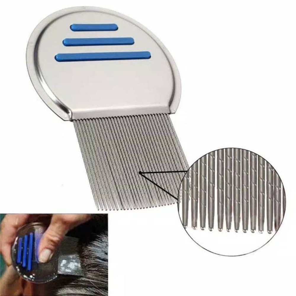 Sisir Kutu Ajaib Metal / Sisir Serit / Sisir Rambut Bahan Metal / Sisir Ketombe / Sisir Kutu Metal