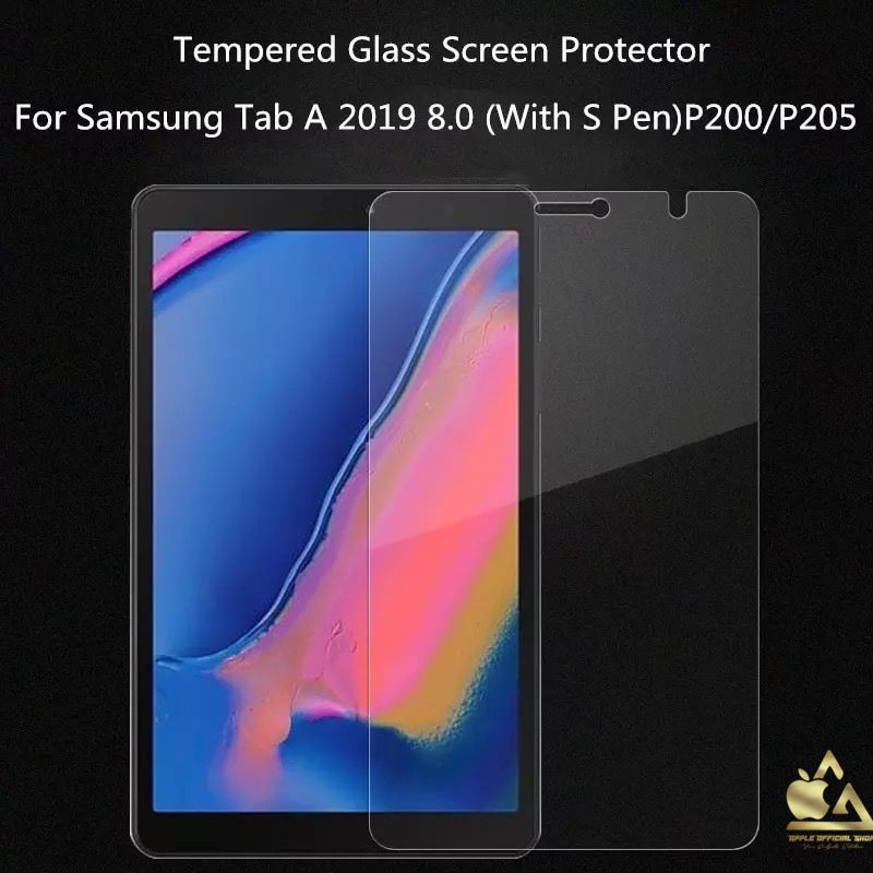 Tempered Glass Samsung Tab P205 / Tab A8 2019 S Pen Screen Protector Anti Gores Kaca Film Nano