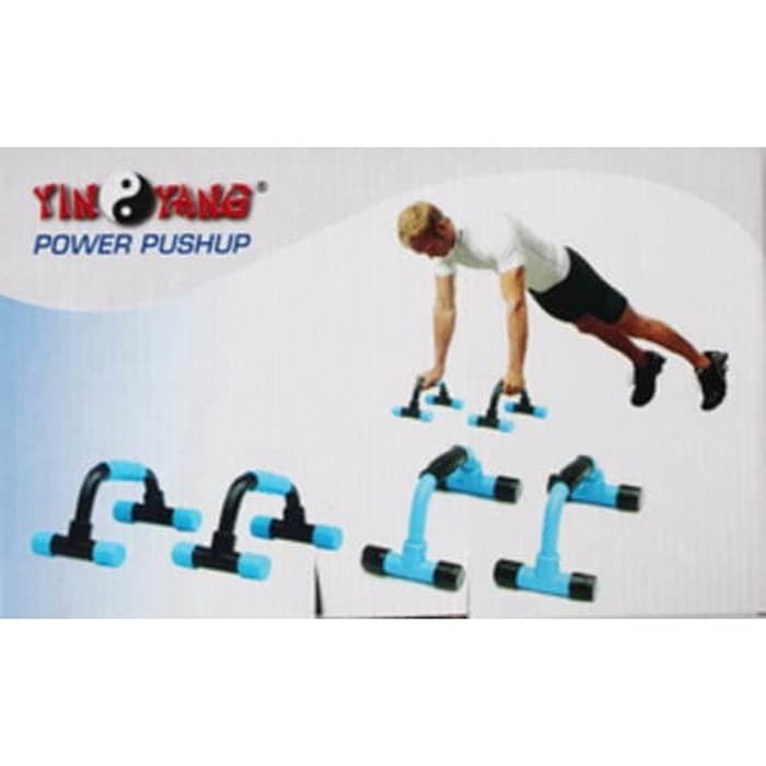 Alat Push Up otot - Power Pushup Alat Push Up Yin Yang Fitness Olahraga Otot Dada Diet Oke