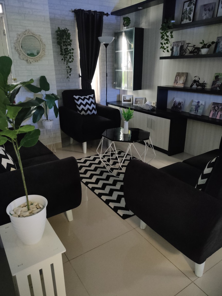 Meja Tamu Minimalis Segi 8 Hexagon Teras Coffee Table Diameter 60 Cm