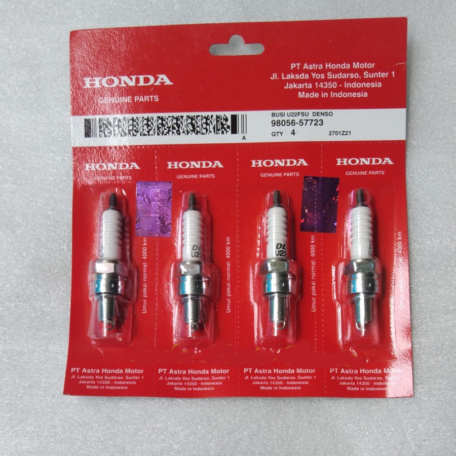 Busi u22 denso U22FSU Grand supra mio j legenda supra fit jupiter revo Busi Denso U22 FSU untuk motor  Grand Supra X LAMA Supra Fit Revo Legenda Mio Lama Mio-J Mio M3 Mio Soul Jupiter Vega Smash Shogun Lama