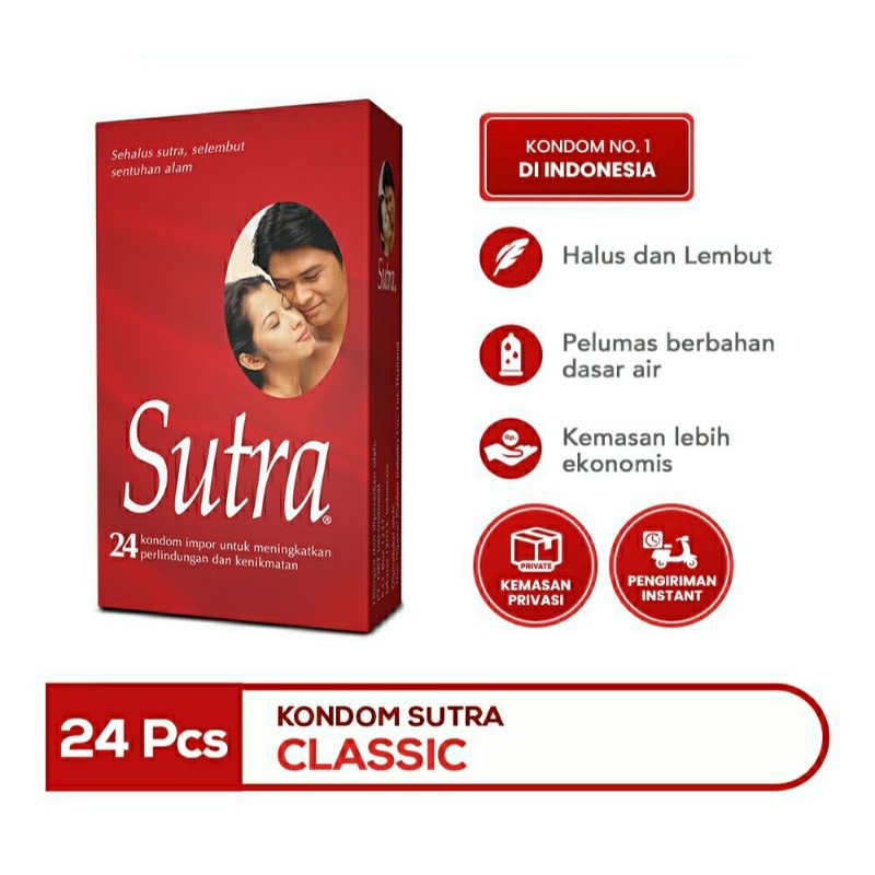 Kondom Sutra Classic isi 24pcs (Bisa Ecer)