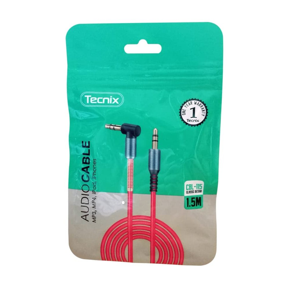 TECNIX Audio Cable AUX CBL-115 panjang 1.5 M original