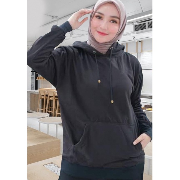 Sweater Hoodie Wanita polos / Sweater Hoodie Korean Style / Sweater Terbaru 2021 / Sweater Tebal / Sweatshirt Hoodie Wanita