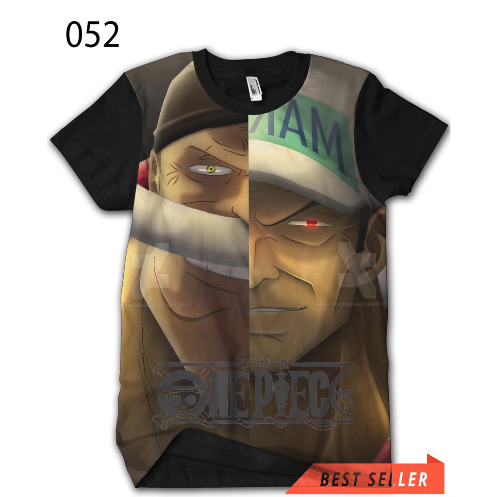Kaos Full Print Kaos One Piece Shirohige VS Akainu 052