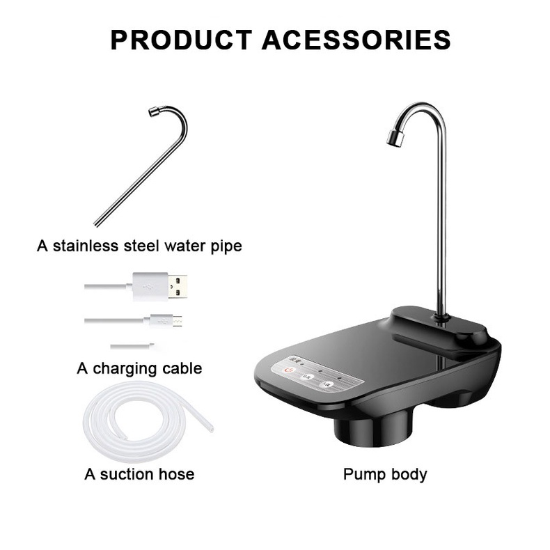 Pompa Galon Air Minum Elektrik Otomatis USB Charging