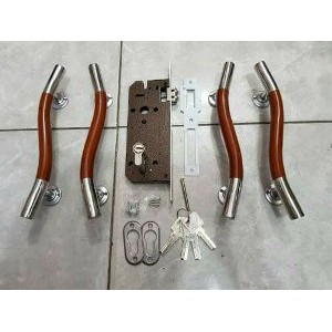 handle pintu 25cm 2 set plus body pelor  Murah