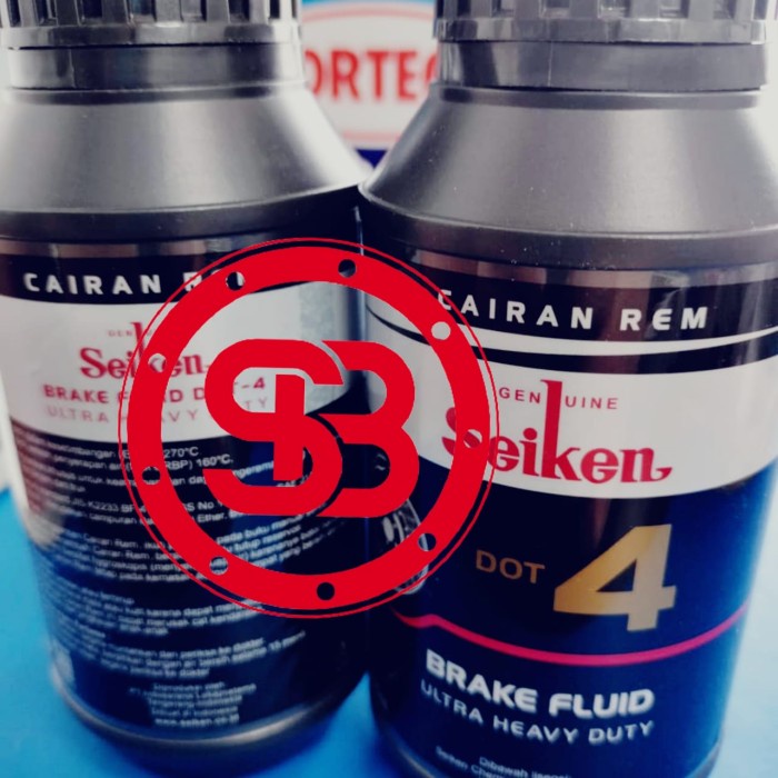 MINYAK REM DOT 4 SEIKEN 300ml BRAKE FLUID