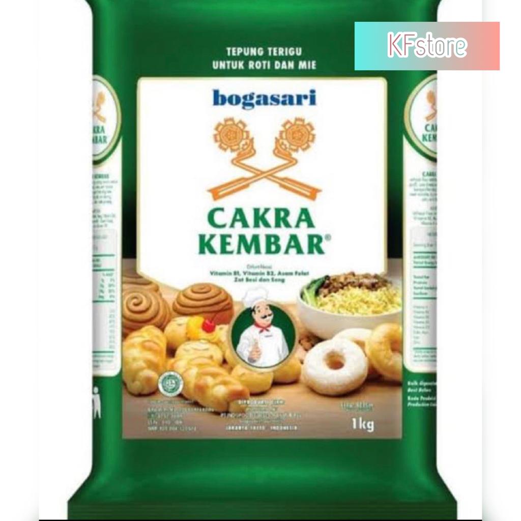 

Bogasari Tepung Cakra Kembar Premium 1kg