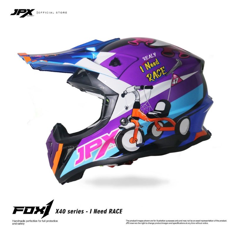 HELM JPX CROSS FOX_1 X40 TRAIL PULLFACE ORIGINAL