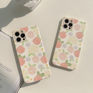 Iphone case Sheepskin material, cute flowers tpu Phone