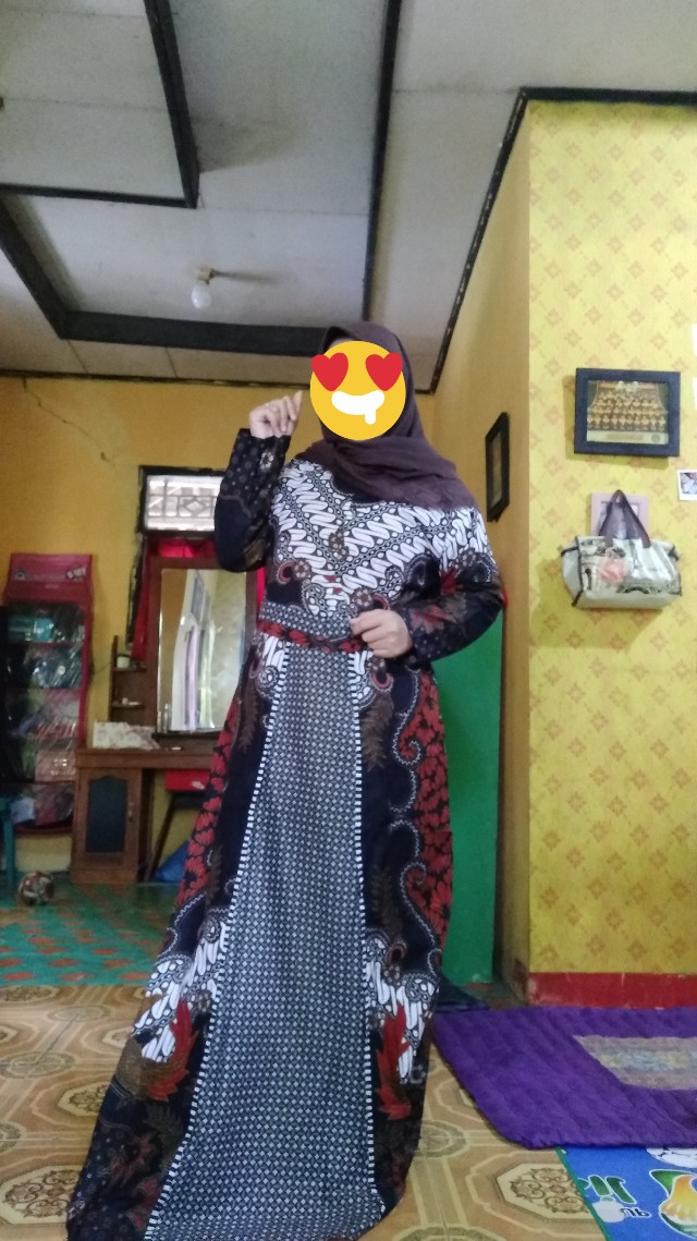 Gamis Batik Modern||gamis Batik Size Jumbo Ld 110 Ld 120