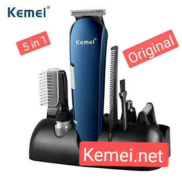 KEMEI KM-550 Multifunctional 5-in-1 Rechargeable Electric Hair Clipper