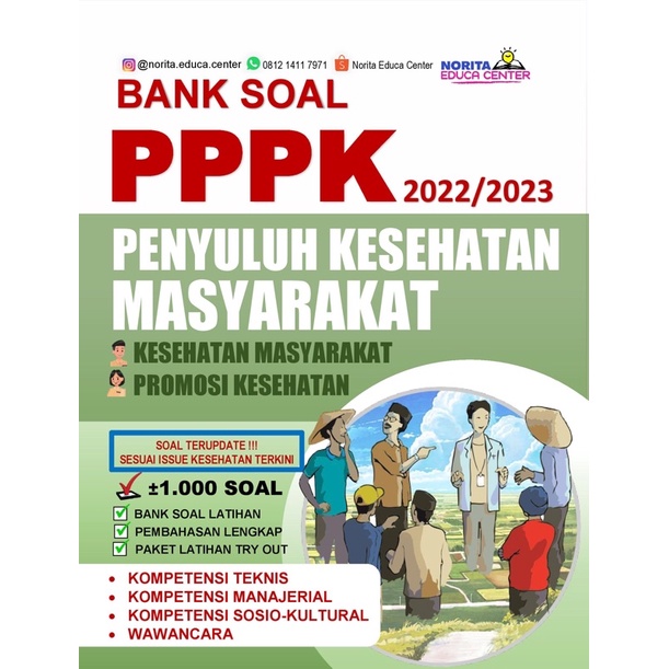 Jual BUKU PPPK P3K PENYULUH KESEHATAN MASYARAKAT KESMAS PROMOSI ...