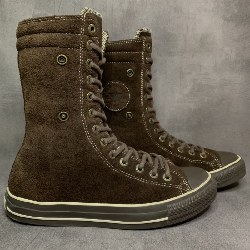 CONVERSE CT KNEE HIGH TOP BROWN SUEDE LEATHER
