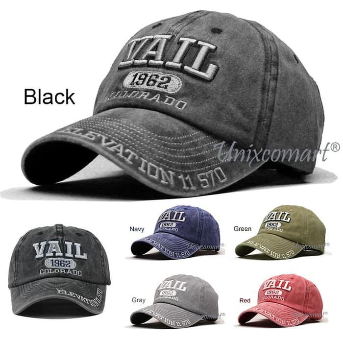 Topi Pria Gaul. Topi Basseball Pria Fashion Gt2 - Hitam Toko Yuni BW654 Vail Colorado Topi Baseball