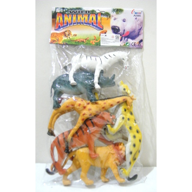 Mainan Binatang Karet Besar Wild Animal