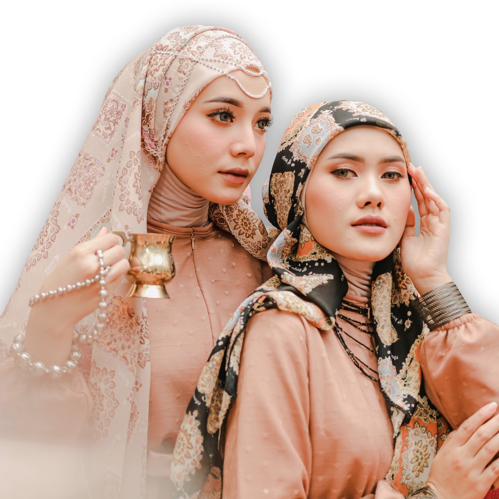 Koyu Hijab Segiempat Eurasia Scraft Set Premium Turkey Series