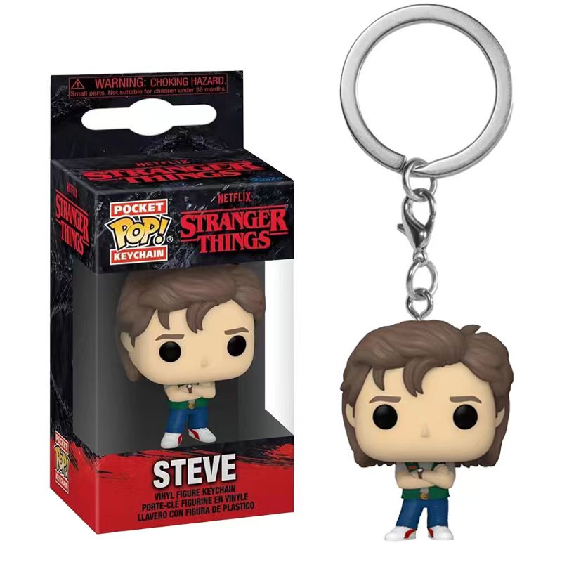 Mainan Action Figure Funko POP Stranger Things Demogorgon Steve Eleven Bahan PVC Untuk Hadiah