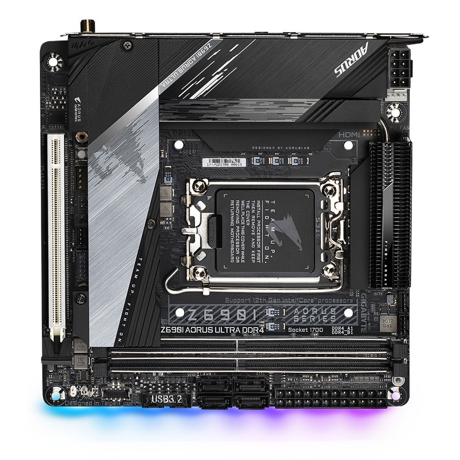 Motherboard Gigabyte Z690i Aorus Ultra DDR4 (LGA1700, Z690, USB3.2)