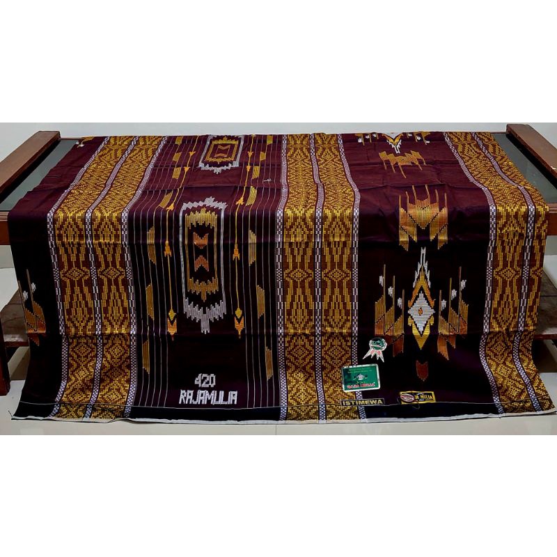 Sarung tenun sutra RAJA MULIA 420 EXCLUSIVE skelas tamer kamer bhs sge sgt lamiri lamiya hidayat