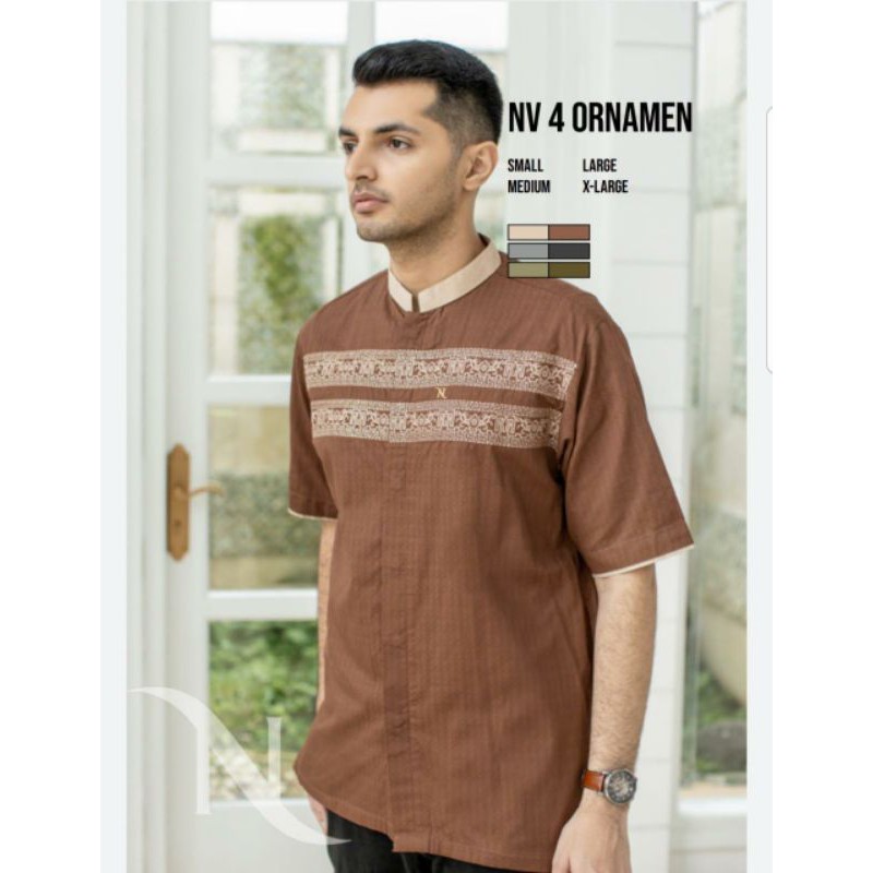 baju koko nizar new 2021 ornamen